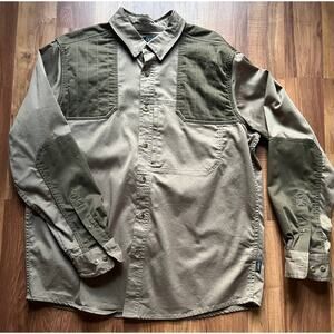 Gander Mountain Guide Series Hunting Shirt Long Sleeve - Men's Medium - Brown *